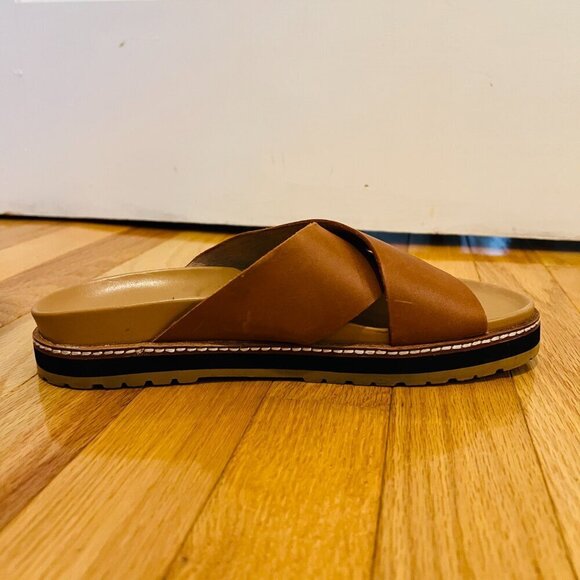 MADEWELL The Dayna Lugsole Slide Sandal in Leather Size 7.5 in EUC - Picture 7 of 16